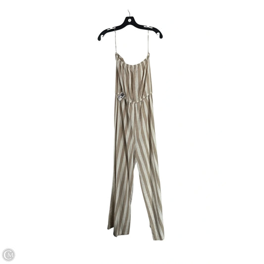 Jumpsuit By Clothes Mentor In Striped Pattern, Size: M