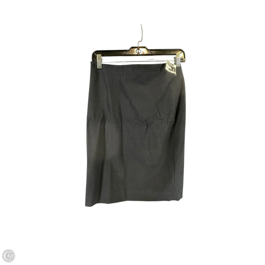 Skirt Midi By Ann Taylor In Navy, Size: 0p