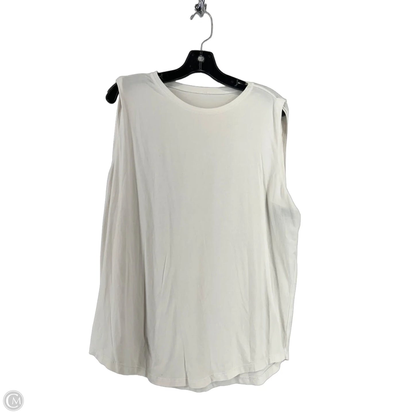 Top Sleeveless By Lululemon In Cream, Size: M