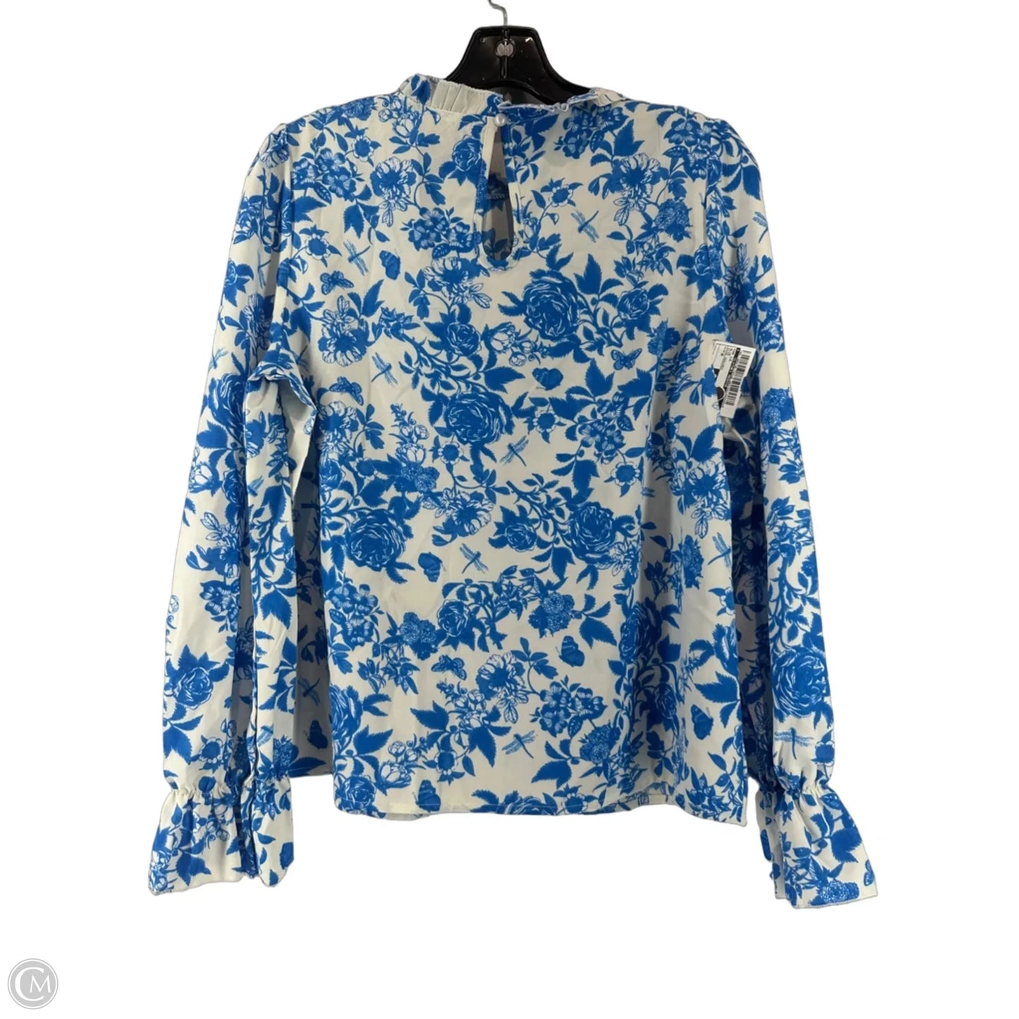 Top Long Sleeve By Clothes Mentor In Blue, Size: M