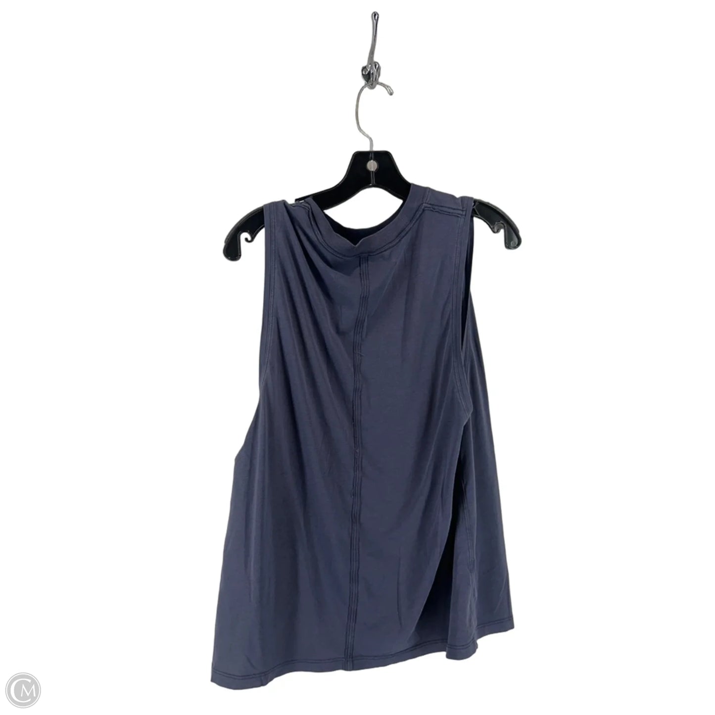 Athletic Top Short Sleeve By Lululemon In Blue, Size: M