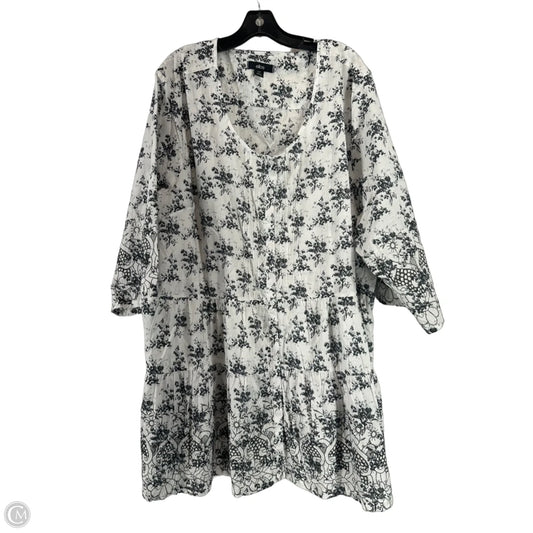 Dress Casual Short By Ellos In White, Size: 4x