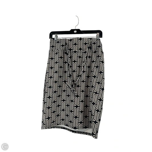 Skirt Maxi By Clothes Mentor In Black & White, Size: Lp