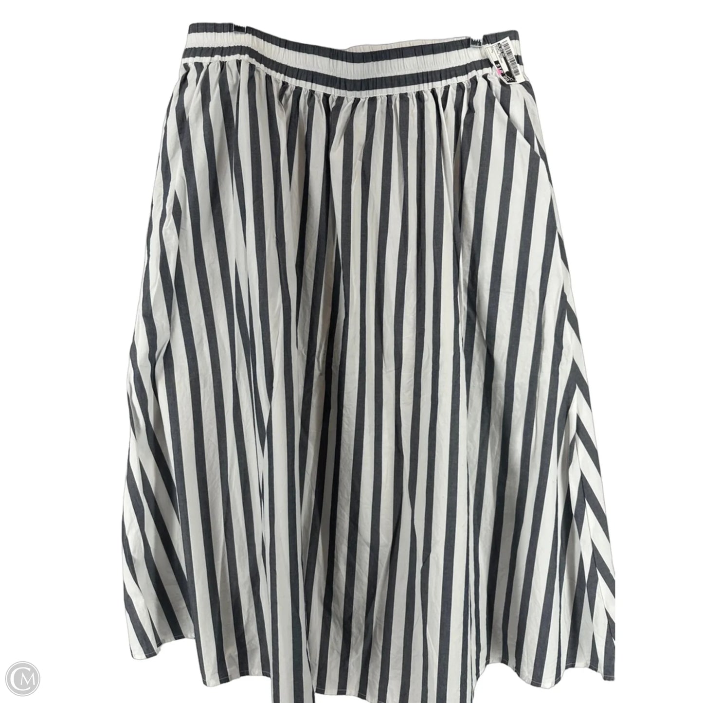 Skirt Maxi By A New Day In Striped Pattern, Size: L