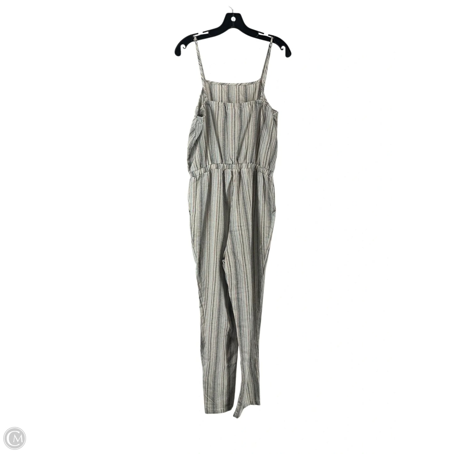 Jumpsuit By Clothes Mentor In Striped Pattern, Size: M