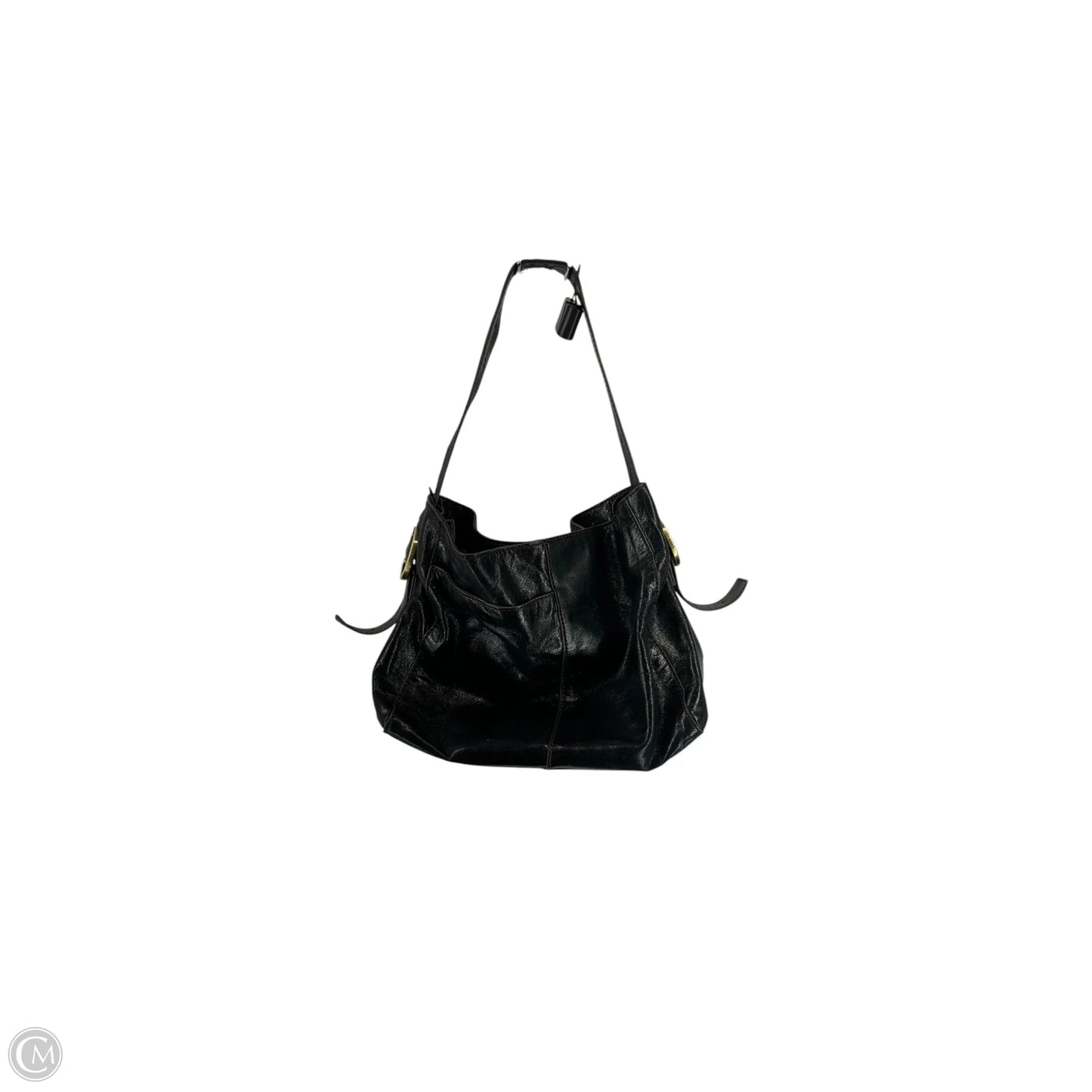 Handbag Leather By Hobo Intl, Size: Medium