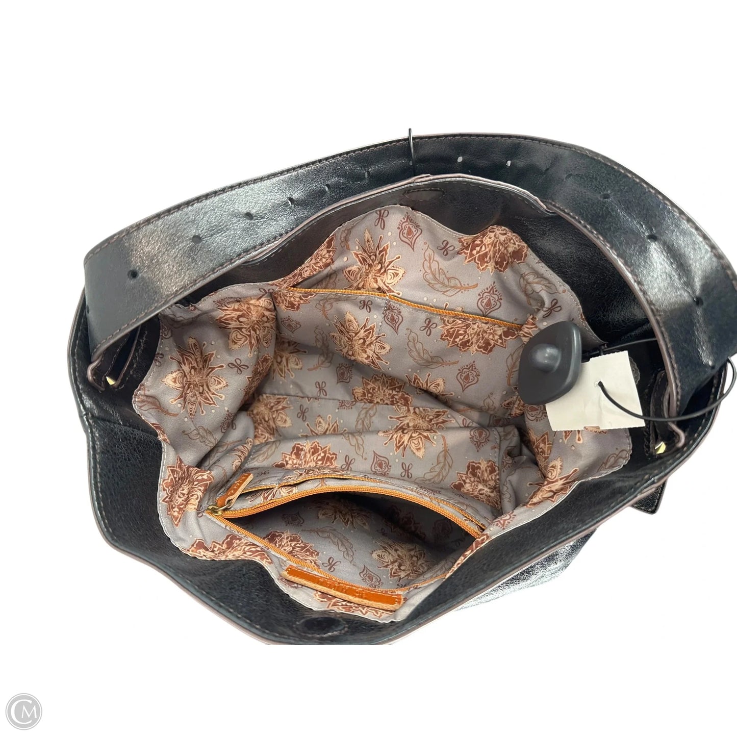 Handbag Leather By Hobo Intl, Size: Medium