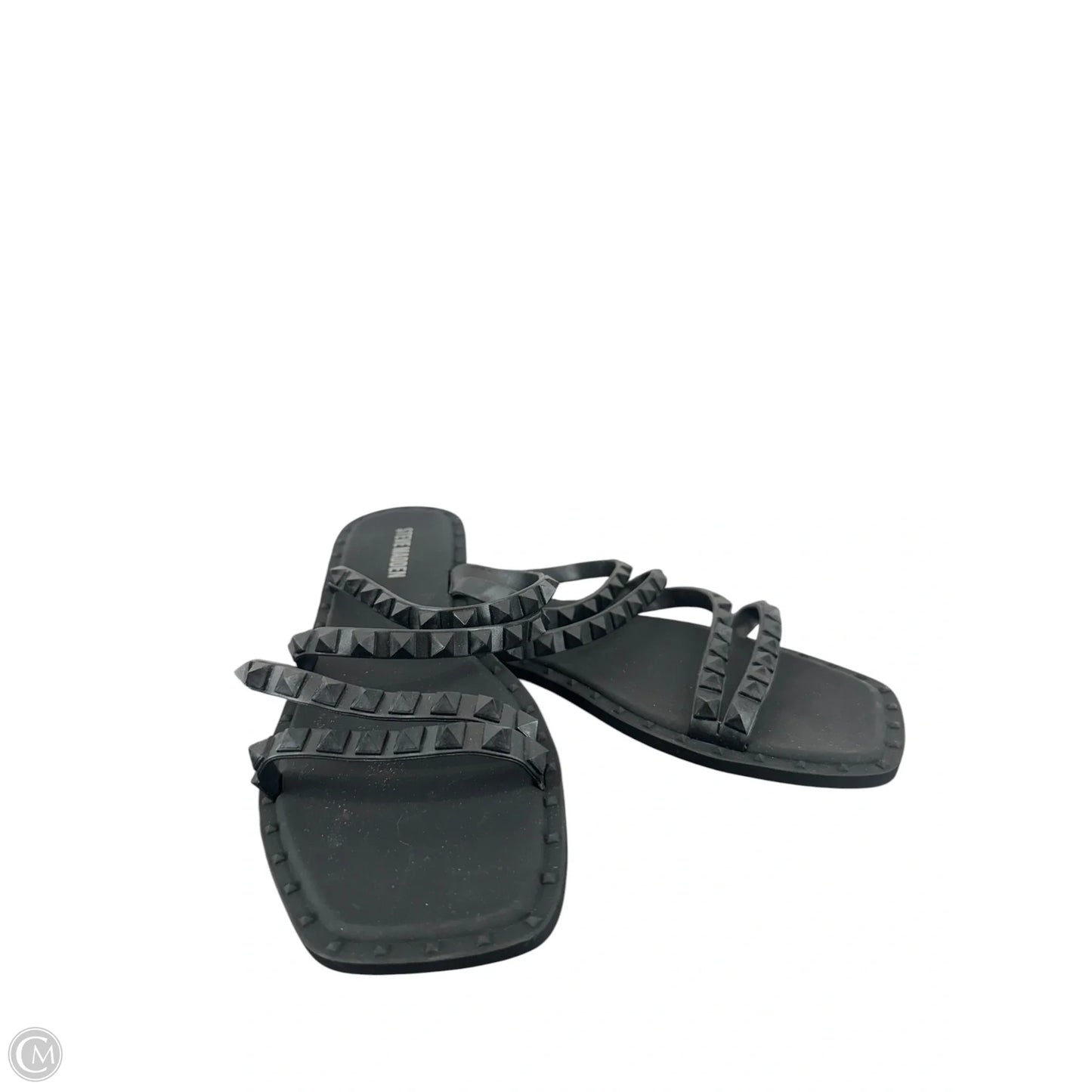 Sandals Flats By Steve Madden In Black, Size: 9