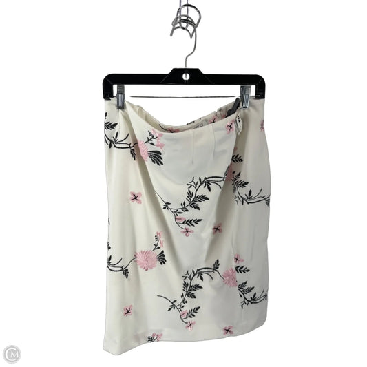 Skirt Midi By Kasper In White, Size: 10