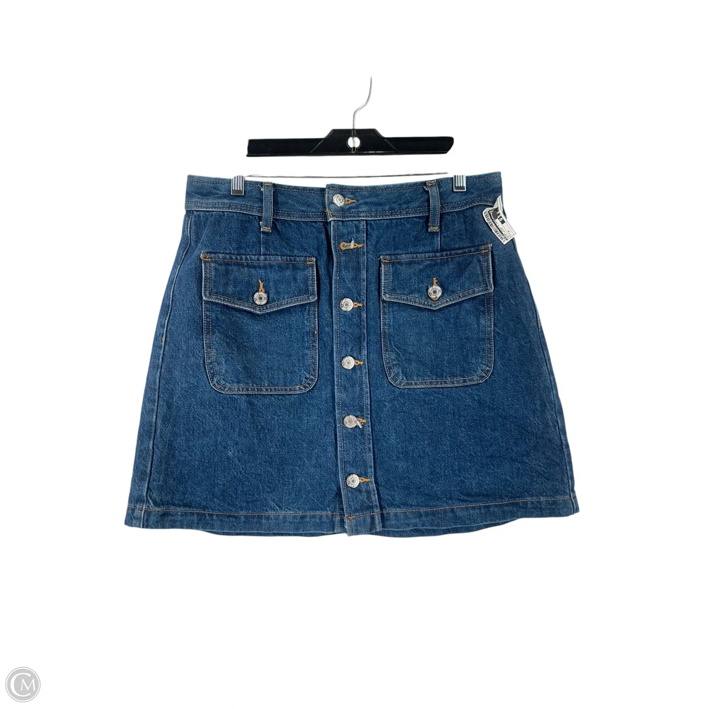 Skirt Mini & Short By Loft In Blue Denim, Size: 6