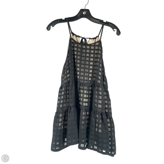 Top Sleeveless By Hd In Paris In Black & Cream, Size: S