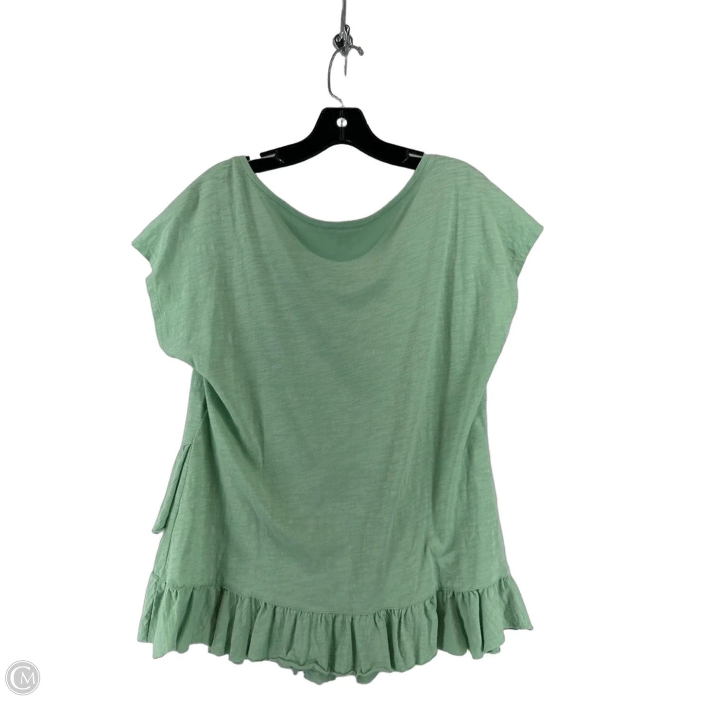 Top Short Sleeve By Sundance In Green, Size: M