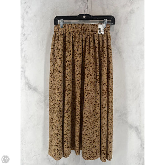Skirt Midi By Shein In Leopard Print, Size: S