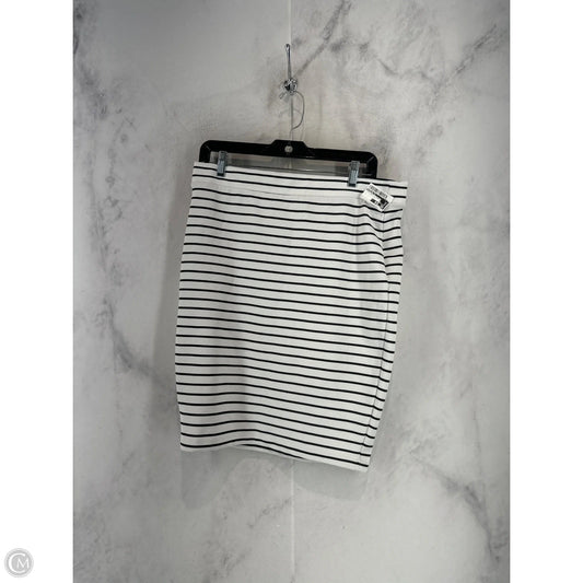 Skirt Mini & Short By Forever 21 In Striped Pattern, Size: Xl