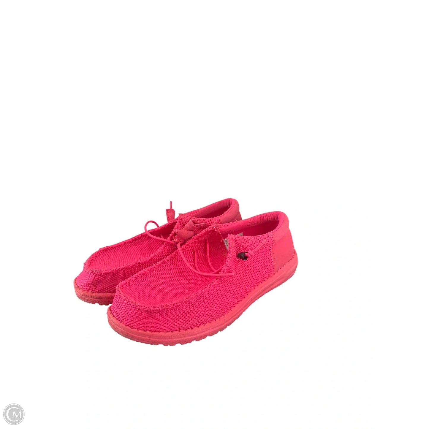 Shoes Flats By Hey Dude In Pink, Size: 5