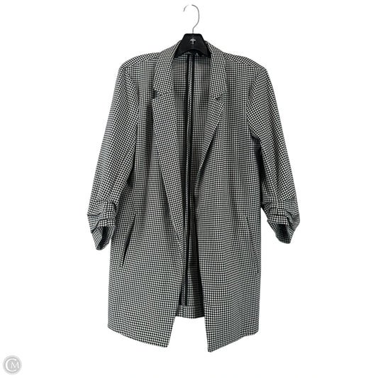 Blazer By Rachel Zoe In Plaid Pattern, Size: L