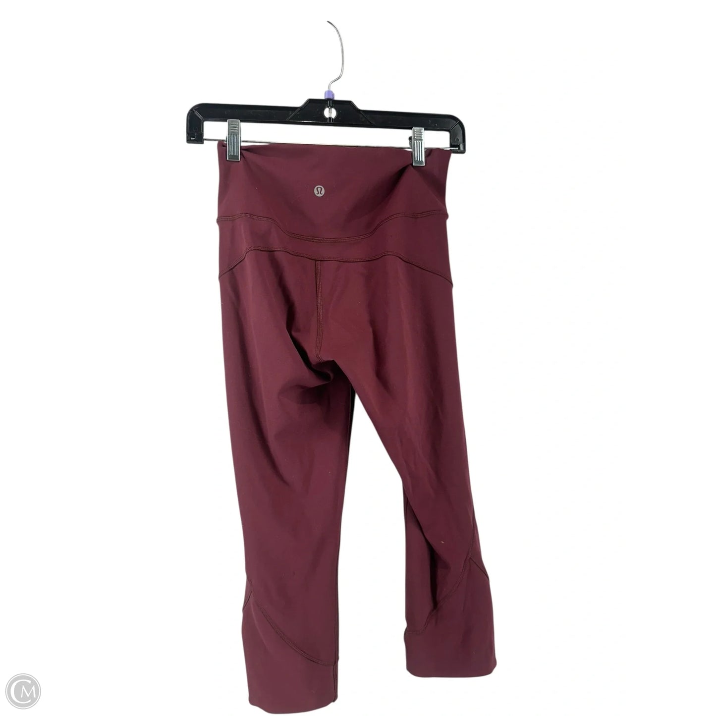 Athletic Leggings By Lululemon In Maroon, Size: 6