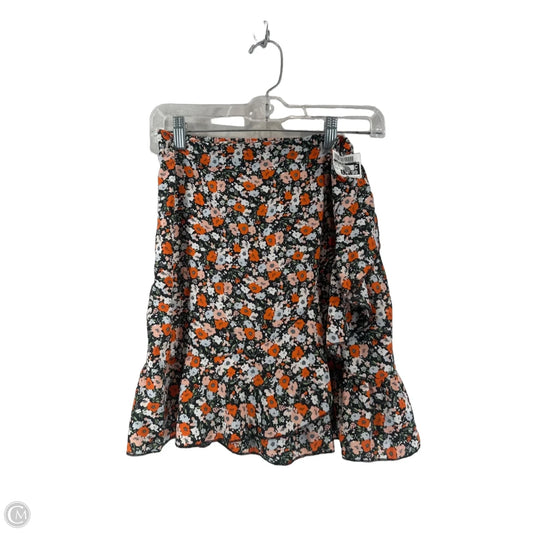 Skirt Mini & Short By Clothes Mentor In Floral Print, Size: M