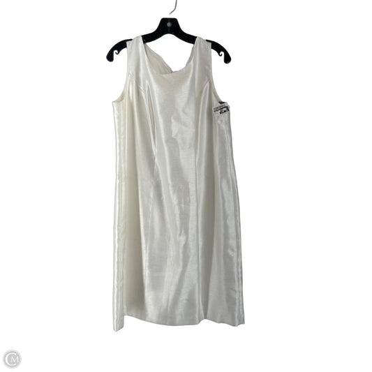 Dress Work By Jones Studio In White, Size: 14