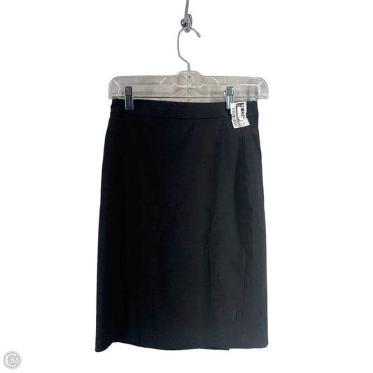 Skirt Midi By Banana Republic In Black, Size: 0p