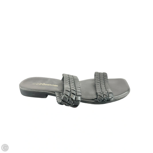 Sandals Flats By Bcbg In Black, Size: 7