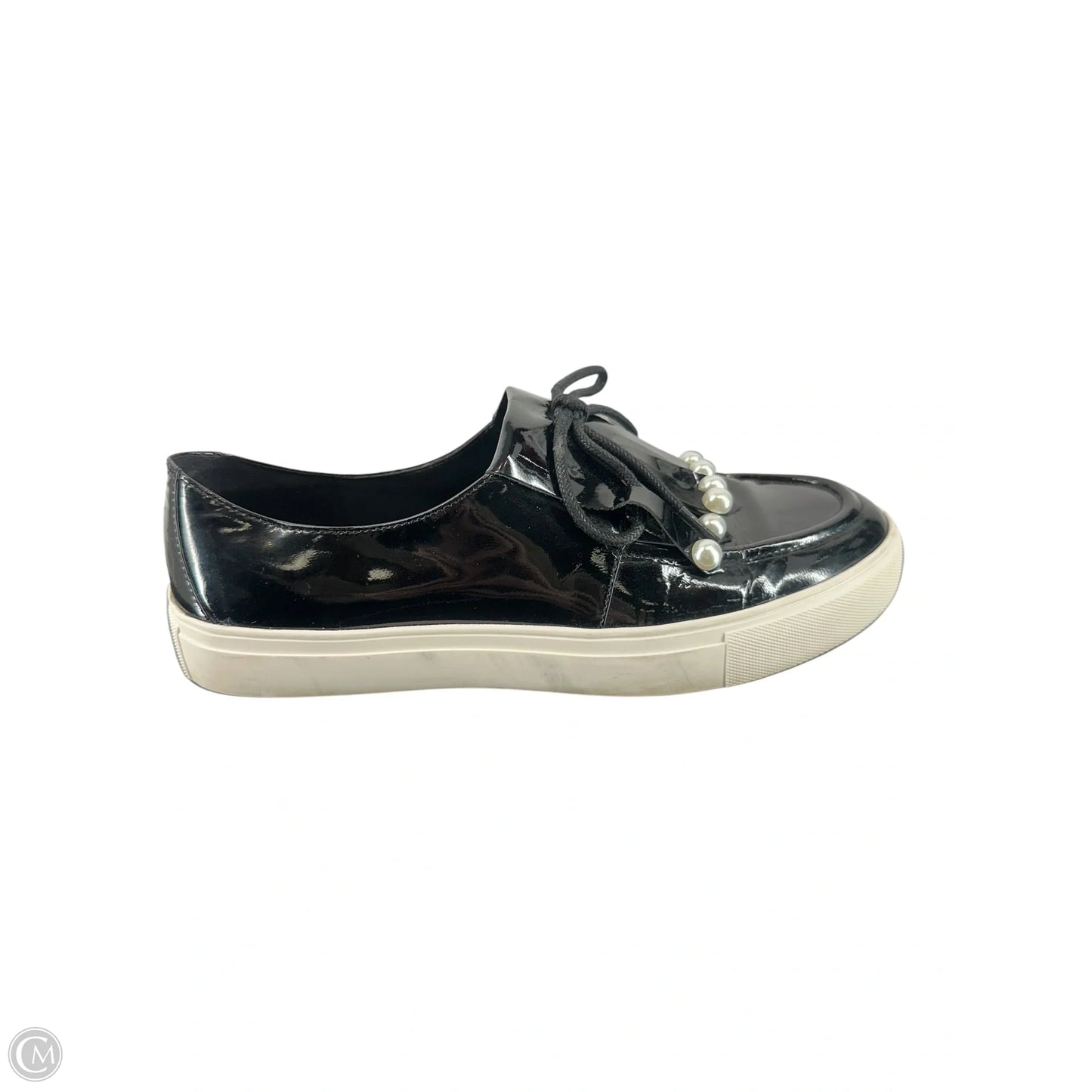 Shoes Designer By Karl Lagerfeld In Black, Size: 6.5