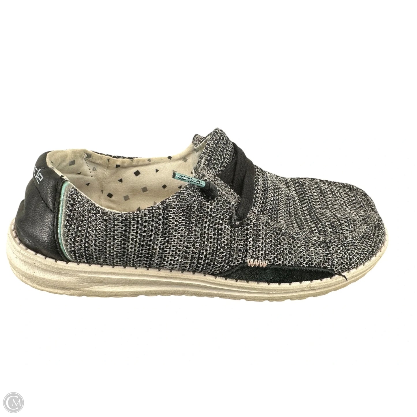 Shoes Flats By Hey Dude In Grey, Size: 9