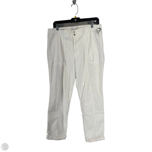 Jeans Straight By White House Black Market In White, Size: 12l