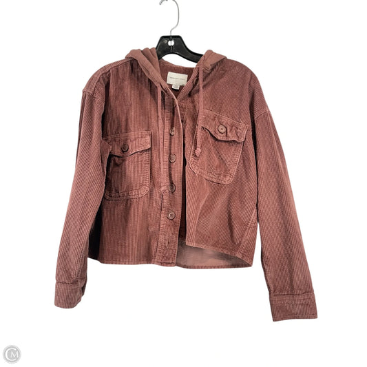 Jacket Fleece By American Eagle In Pink, Size: S