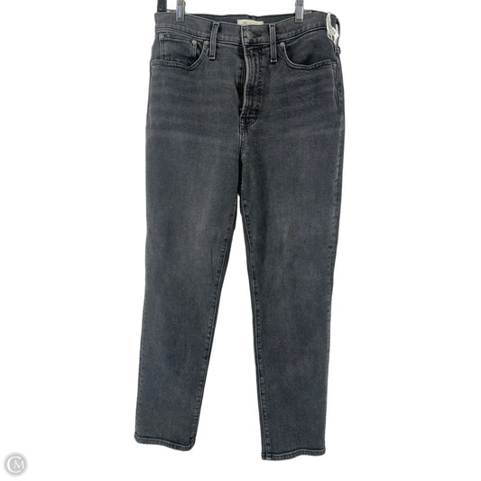 Jeans Straight By Madewell In Black, Size: 2l