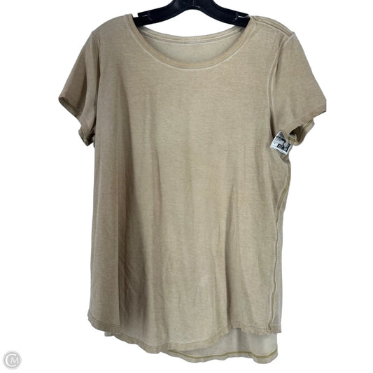 Top Short Sleeve Basic By Lululemon In Orange, Size: 6