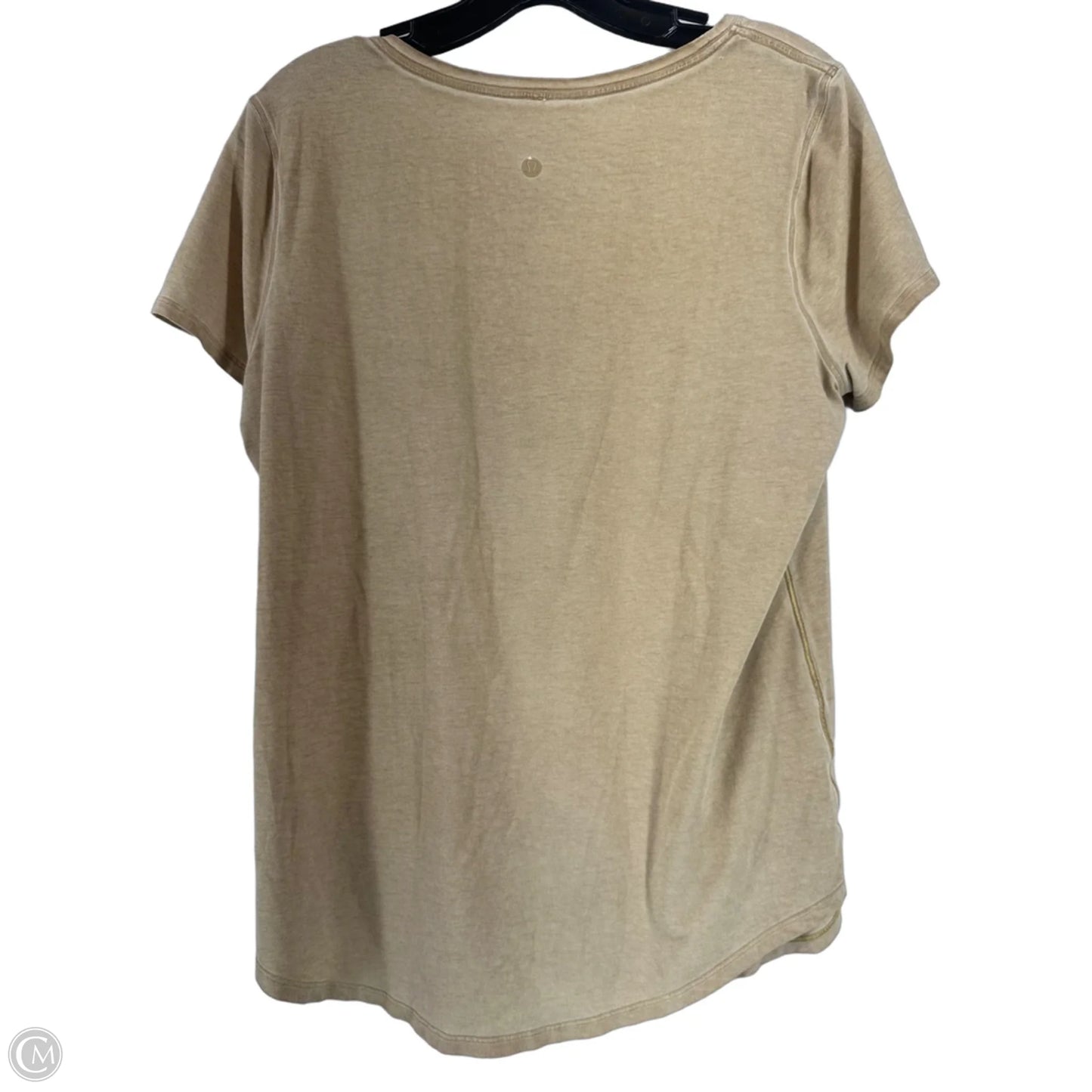 Top Short Sleeve Basic By Lululemon In Orange, Size: 6