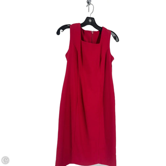Dress Work By Clothes Mentor In Red, Size: S