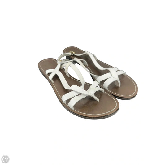 Sandals Flats By Clothes Mentor In Brown, Size: 11