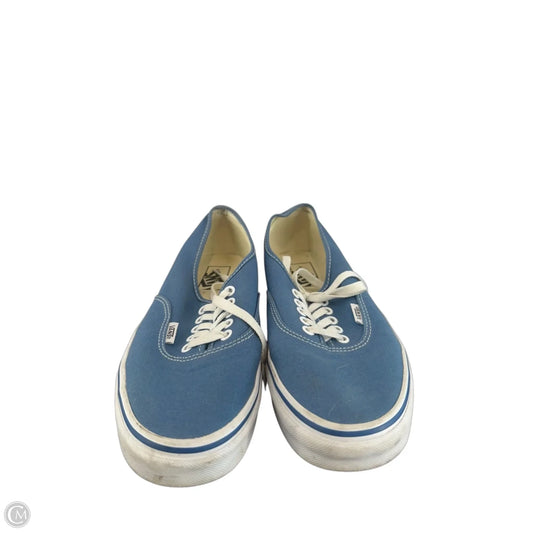 Shoes Sneakers By Vans In Blue, Size: 8.5