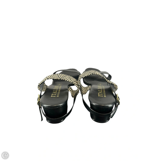 Shoes Heels Block By Italian Shoemakers In Black, Size: 9.5