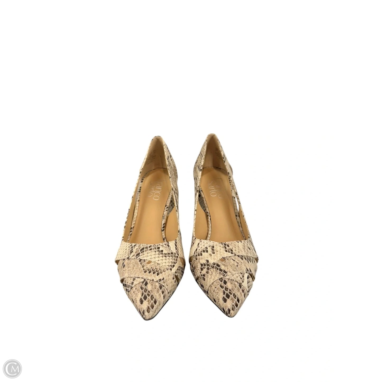 Shoes Heels Block By Franco Sarto In Animal Print, Size: 6