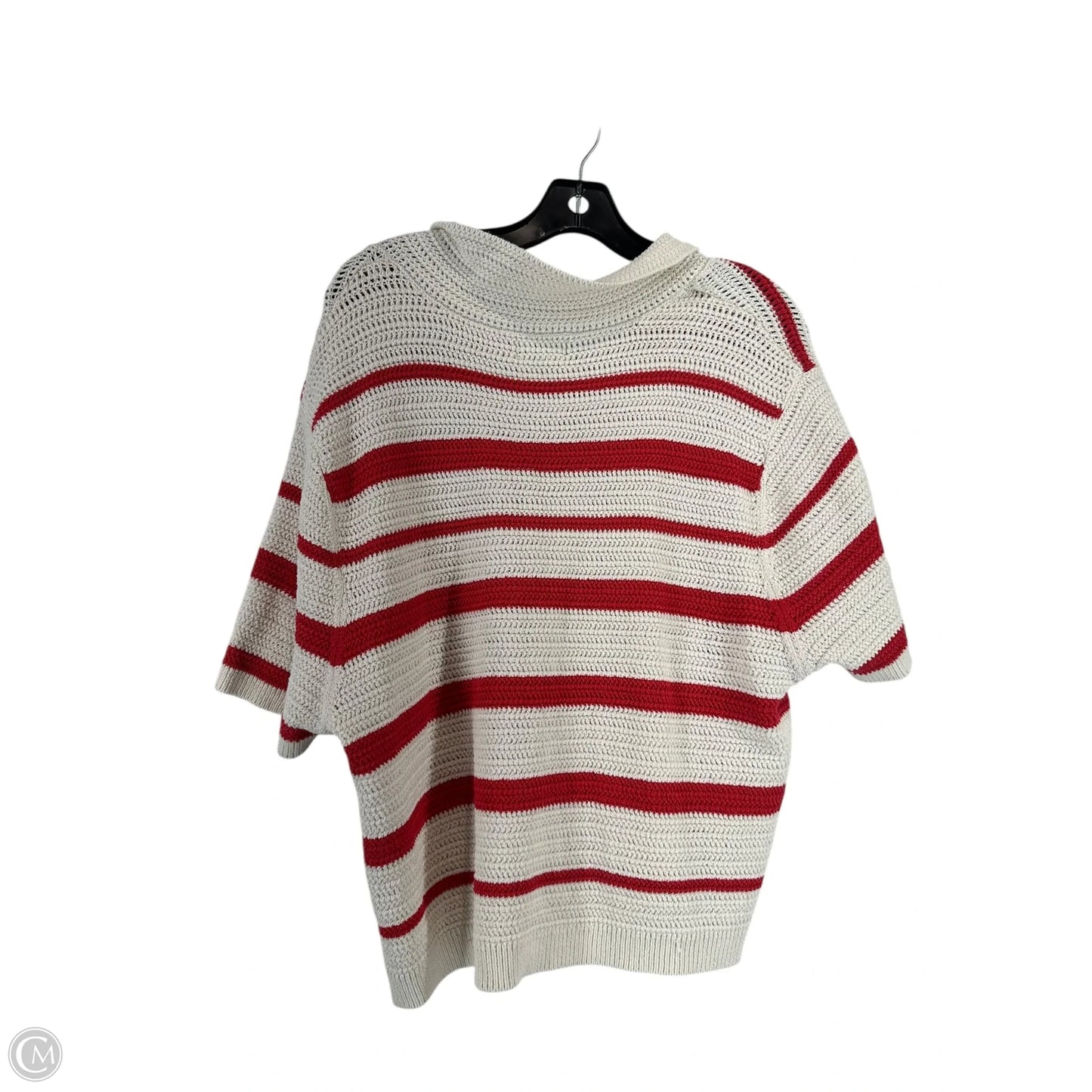 Top Short Sleeve By Universal Thread In Red & White, Size: Xxl