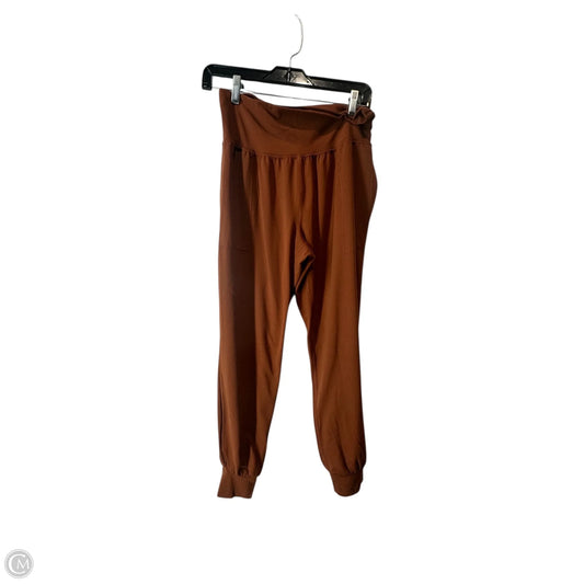 Athletic Leggings By Athleta In Bronze, Size: M