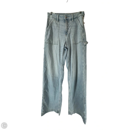 Pants Wide Leg By American Eagle In Navy, Size: 4