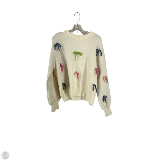 Sweater By Clothes Mentor In Tan, Size: S