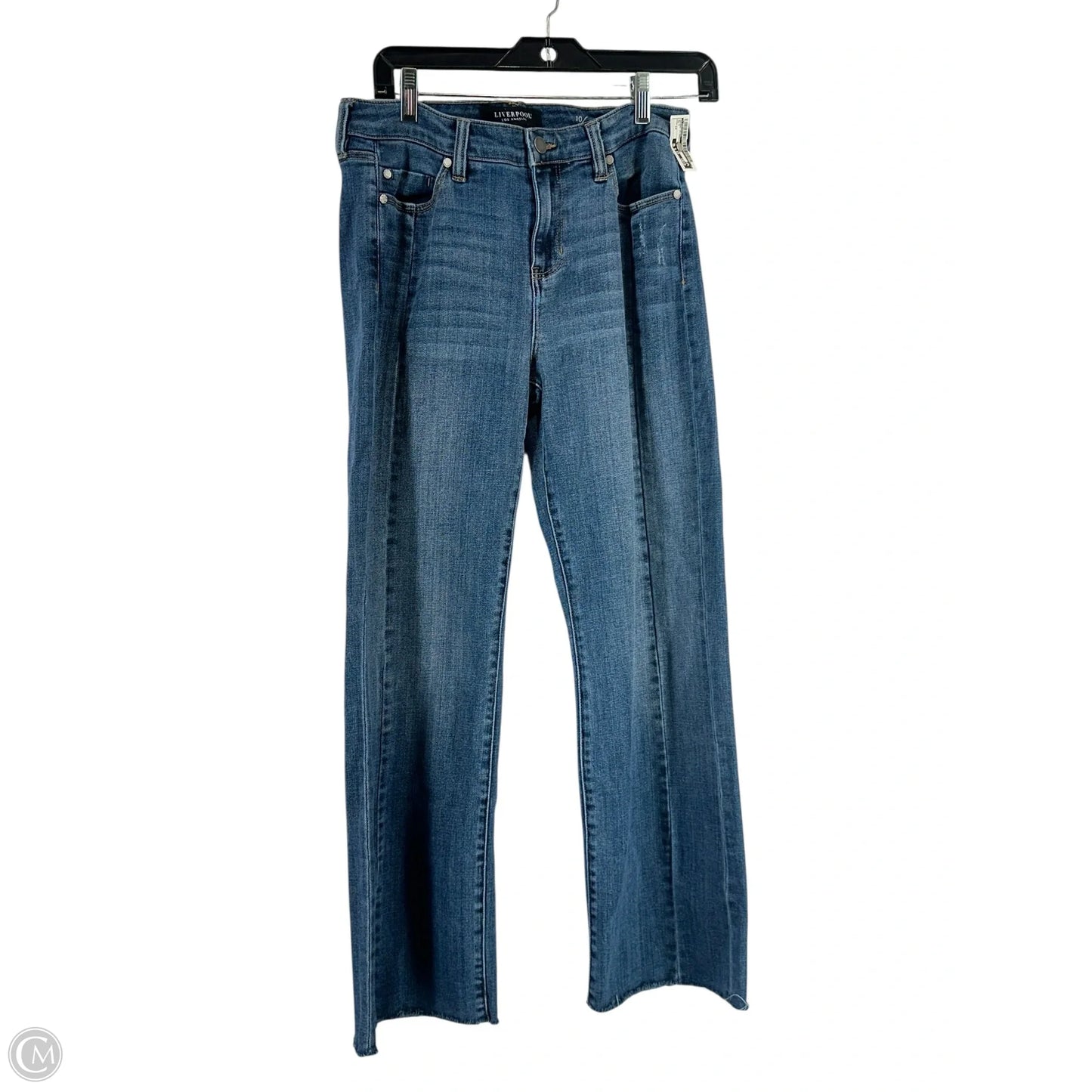 Jeans Flared By Liverpool In Blue, Size: 10