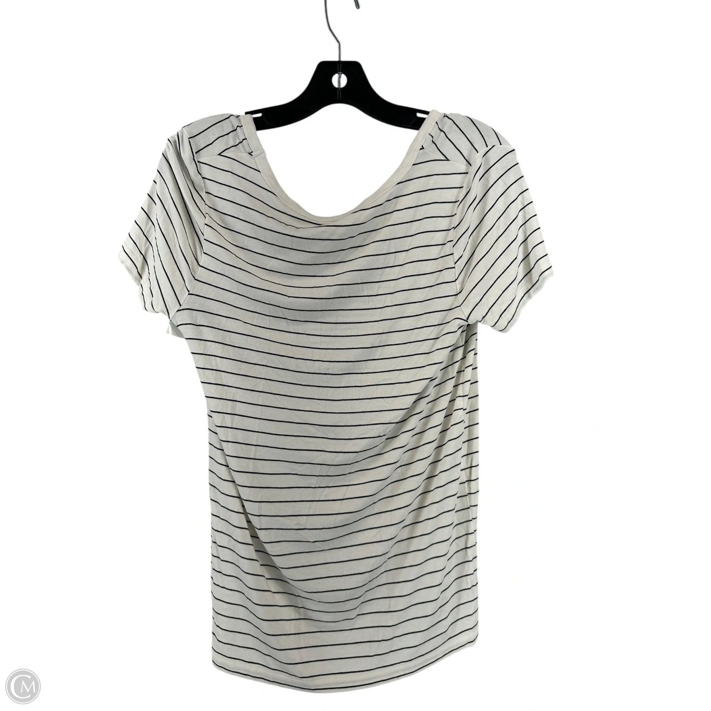 Top Short Sleeve Basic By A New Day In Black, Size: Xl