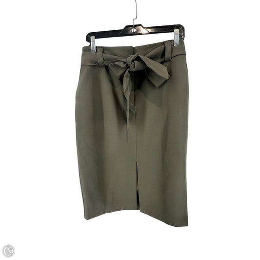 Skirt Midi By Apt 9 In Green, Size: 10