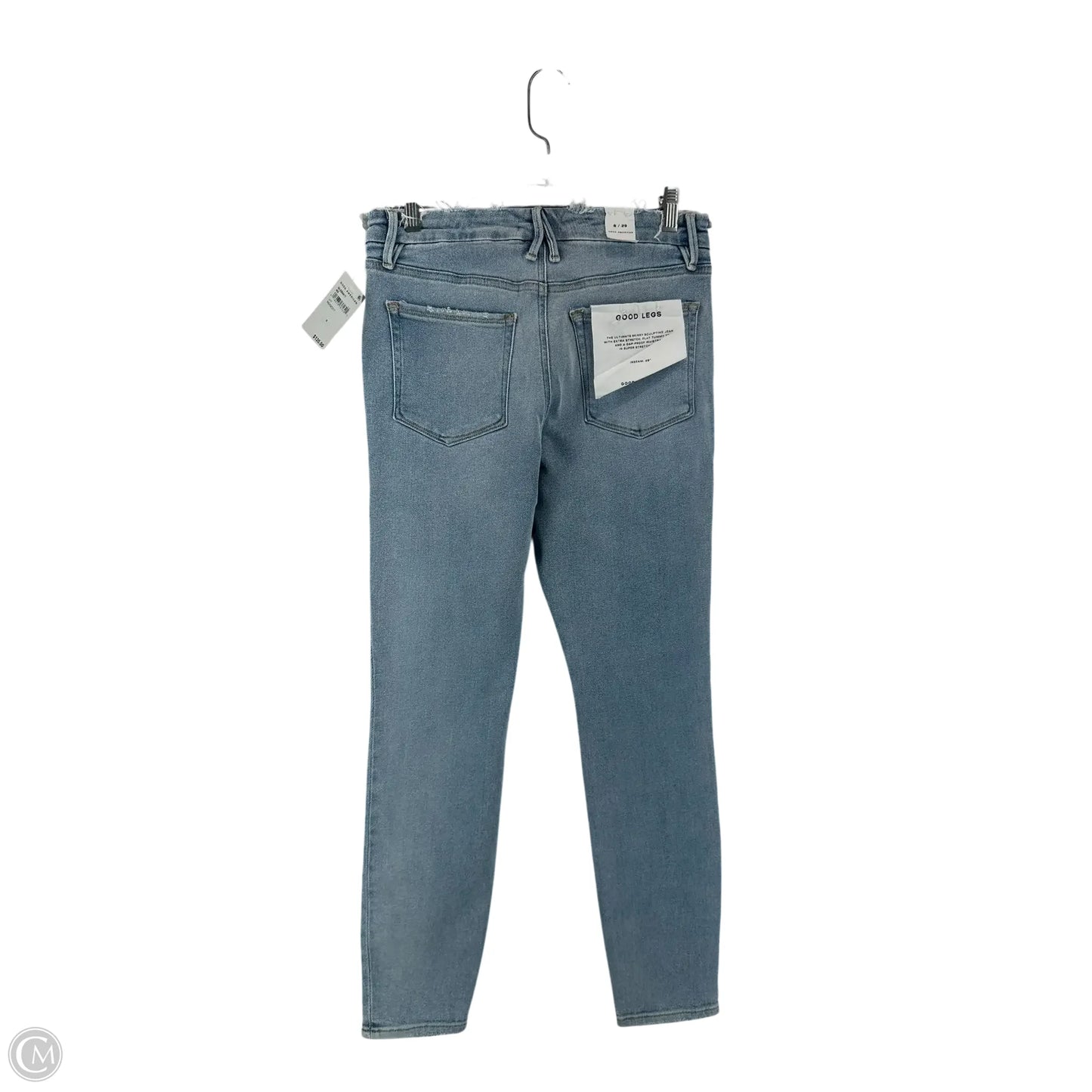 Jeans Skinny By Good American In Navy, Size: 8