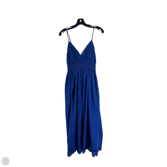 Dress Casual Maxi By By The River In Blue, Size: M