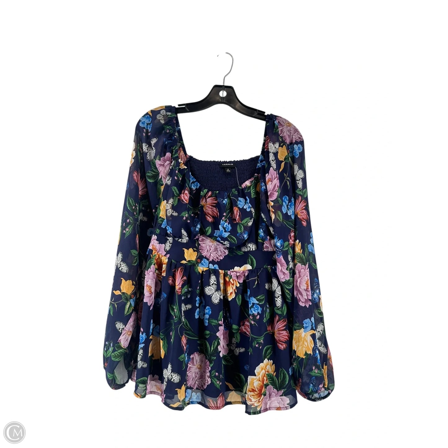 Dress Casual Midi By Torrid In Blue, Size: L