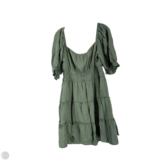 Dress Casual Midi By Trixxi In Green, Size: 2x