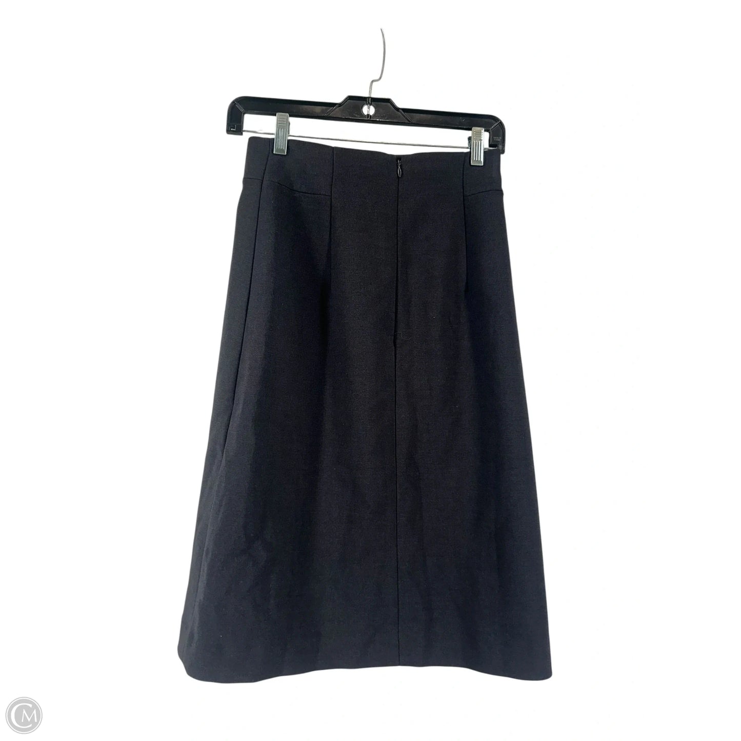 Skirt Midi By Loft In Black, Size: 0