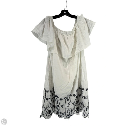 Dress Casual Midi By Old Navy In Blue, Size: L